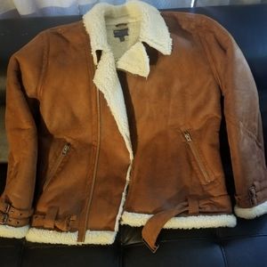 ASOS SHERLING AVIATOR JACKET